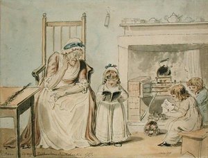 Uma escola de Damas de Isaac Cruikshank