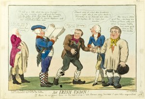 Uma União Irlandesa! de Isaac Cruikshank