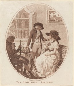 Os desportistas descansando de Isaac Cruikshank