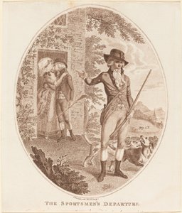 A partida dos desportistas de Isaac Cruikshank