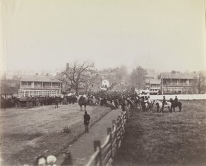 Procissão de Tropas e Civis a Caminho da Dedicação Nacional dos Soldados..., 19 de novembro de 1863 de Isaac G. Tyson