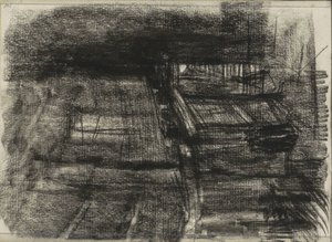 Edifícios, possivelmente vitrines de Isaac Israels