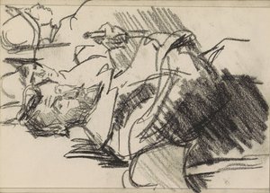 Homem barbudo e dois homens de armadura de Isaac Israels
