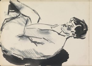 Nua Feminina Sentada de Isaac Israels