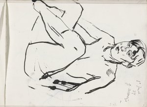 Nua Feminina Sentada de Isaac Israels