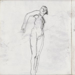 Nu feminino em pé de Isaac Israels