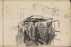 Vista da rua à noite de Isaac Israels