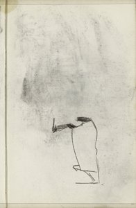 Estudo, possivelmente de um cavalo com cobertor de Isaac Israels