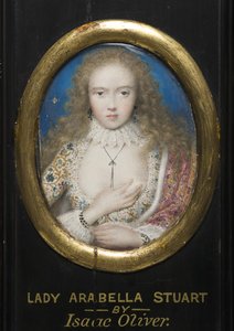 Lady Arabella Stuart (aquarela sobre pergaminho)