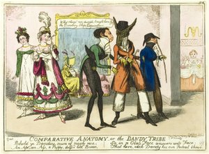 Anatomia Comparada de Isaac Robert Cruikshank