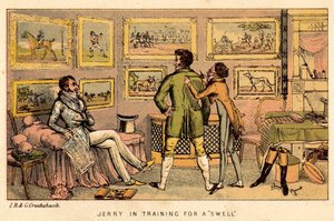 Jerry em treinamento para um swell de Isaac, Robert and George Cruikshank