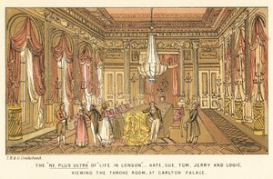 O Ne Plus Ultra da vida em Londres de Isaac, Robert and George Cruikshank