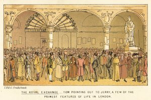 The Royal Exchange de Isaac, Robert and George Cruikshank