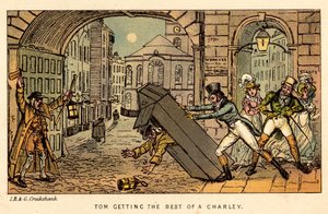 Tom tirando o melhor de um Charley de Isaac, Robert and George Cruikshank