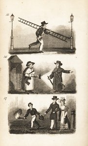 O Lamplighter, Watchman e Link-boy