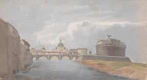 Sobre o Tibre/ Castelo de St. Angelo de Isaac Weld