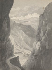 Pass of the Gemmi/ Descendo para Leukas Bad (Suíça) de Isaac Weld