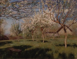 Macieiras florescendo de Isaak Ilyich Levitan