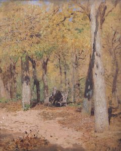 Reflexões do outono, 1883 de Isaak Ilyich Levitan