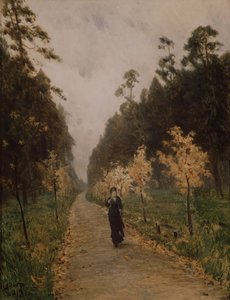 Dia de outono Sokolniki, 1879 de Isaak Ilyich Levitan