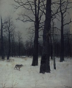 Floresta no inverno, 1885 de Isaak Ilyich Levitan