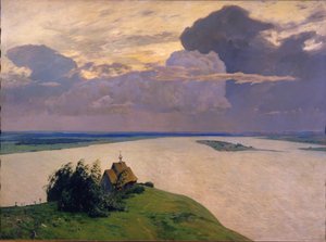 Sobre a Paz Eterna, 1894 de Isaak Ilyich Levitan