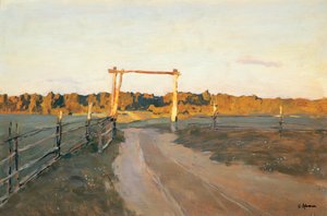 Noite de verão, 1900. de Isaak Ilyich Levitan