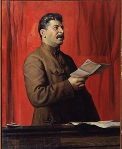 Retrato de Stálin de Isaak Israilevich Brodsky