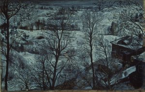 Paisagem de inverno, 1917 de Isaak Israilevich Brodsky