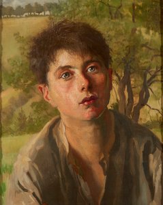 O Jovem Pastor (óleo sobre tela)