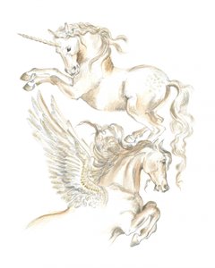 Unicórnio e Pégaso