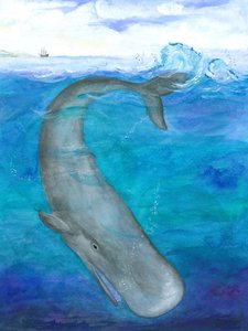 Dança oceânica da baleia