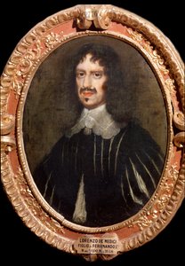 Retrato de Lorenzo de Medici, Mecene Florentino (Pintura de Isacco Campo