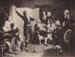 O Primeiro Canto da Marselhesa (litho) de Isidore (after) Pils