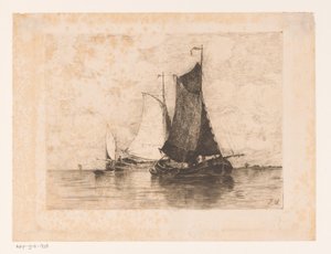 Navios no Escalda de Isidore Meyers