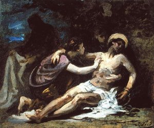 Lamentação (óleo sobre tela) de Isidore Pils