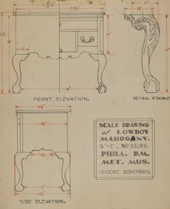 Lowboy de Isidore Sovensky