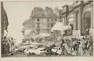 13 Vendémiaire. Repressão de Napoleão Bonaparte da revolta realista ... em Paris, 1797.