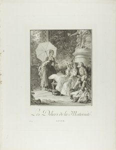 As delícias da maternidade, de Monument du Costume Physique et Moral de la fin du Dix-huitième siècle de Isidore Stanislas Helman