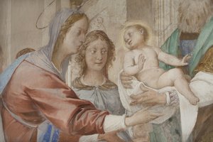 Detalhe da Apresentação de Jesus no Templo de Isidoro Bianchi