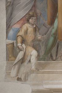 Detalhe de O Casamento da Virgem Maria de Isidoro Bianchi