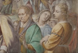 Detalhe do casamento da Virgem Maria, 1634