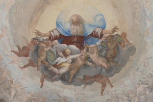 Deus e cupidos, c.1623-34 (detalhe de 3496185)