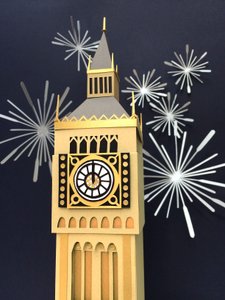 Feliz Ano Novo, 2018 (papel) de Isobel Barber