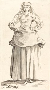 Mulher jovem com as mãos nos quadris, vista frontal
