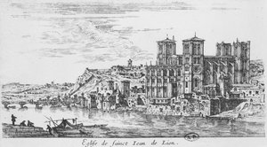 Vista, de, catedral saint-jean, lyon
