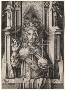 Cristo Redentor (Antes de Salvatore) de Israhel van Meckenem