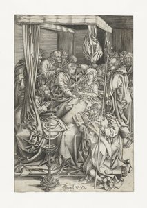 A Morte de Maria de Israhel van Meckenem