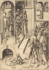 Eis o homem, c. 1480 de Israhel van Meckenem