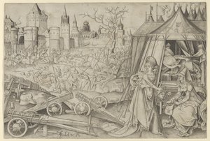 Judite com a Cabeça de Holofernes,.n.d. de Israhel van Meckenem